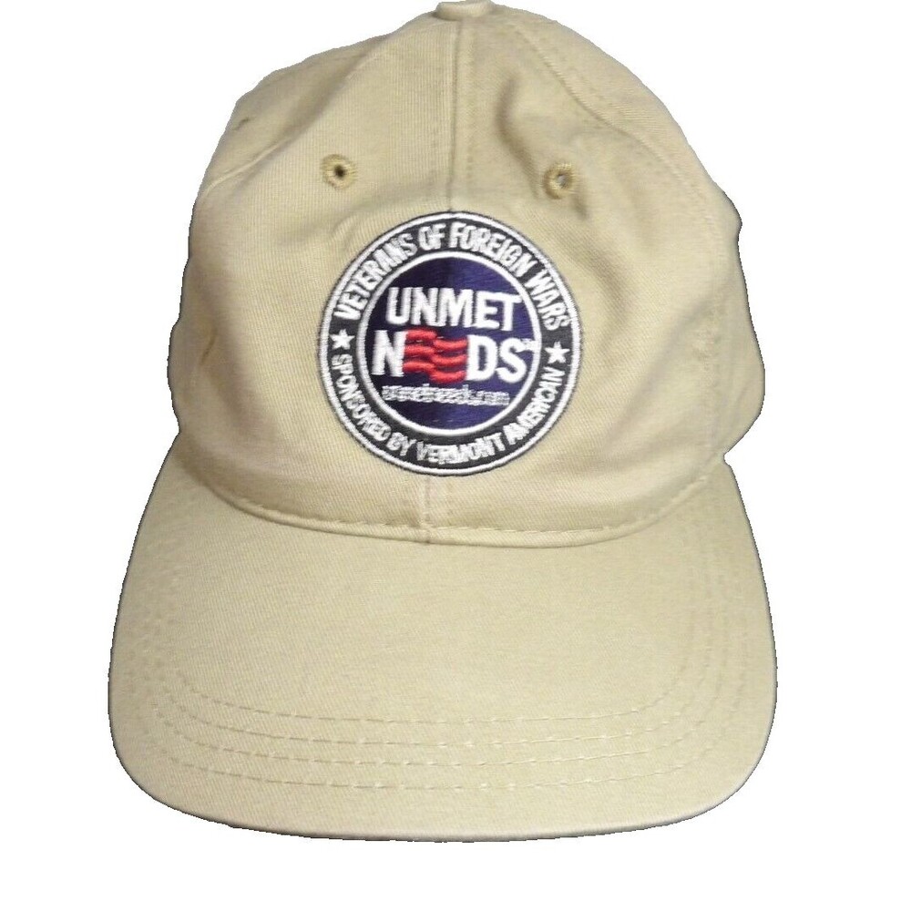 Veterans of Foreign Wars UNMET NEEDS Cap Hat Vermont American Made in USA